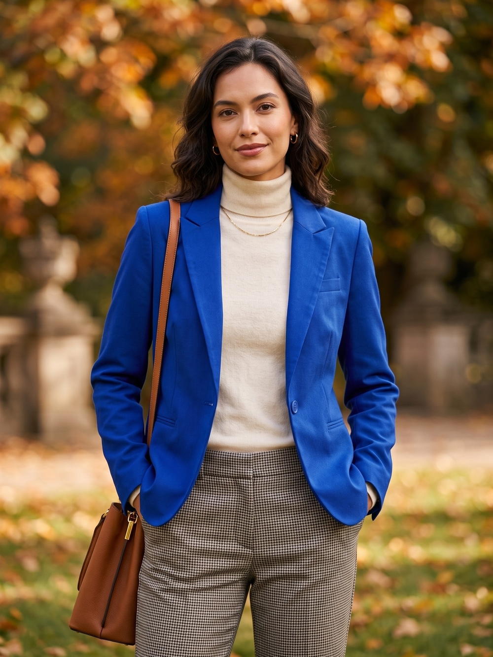 Suzy Shier Cobalt Royal Blue Tailored Blazer Corpcore Office Siren Workwear